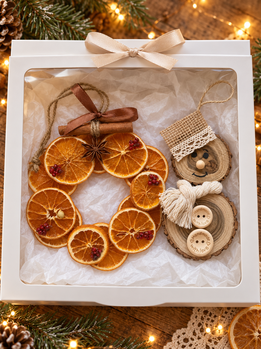 BOHO GLOW – Dar de Iarnă – Decorațiune handmade de Crăciun